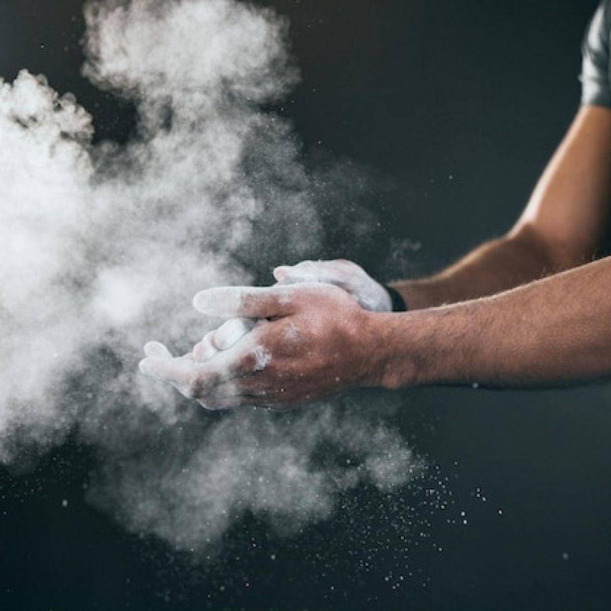 BLOQUE DE MAGNESIO PARA DEPORTE GIMNASIO ABSORBE SUDOR LAU-5