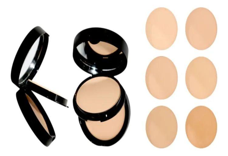 Pack 12 Polvos Compacto Y Base de Maquillaje 2en1 Lau-3