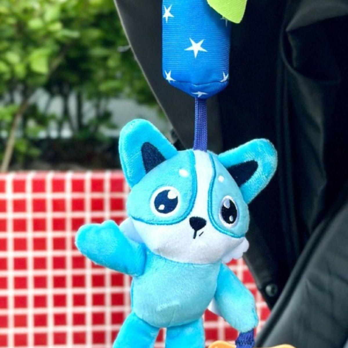 SET 2 SONAJEROS COLGANTE JUGUETE SENSORIAL FELPA BEBE LAU-5