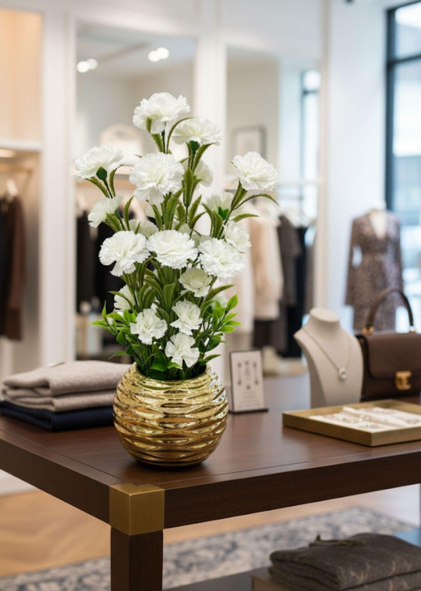 Planta Artificial Decorativa Arreglo Floral Adorno Hogar Jhn-6