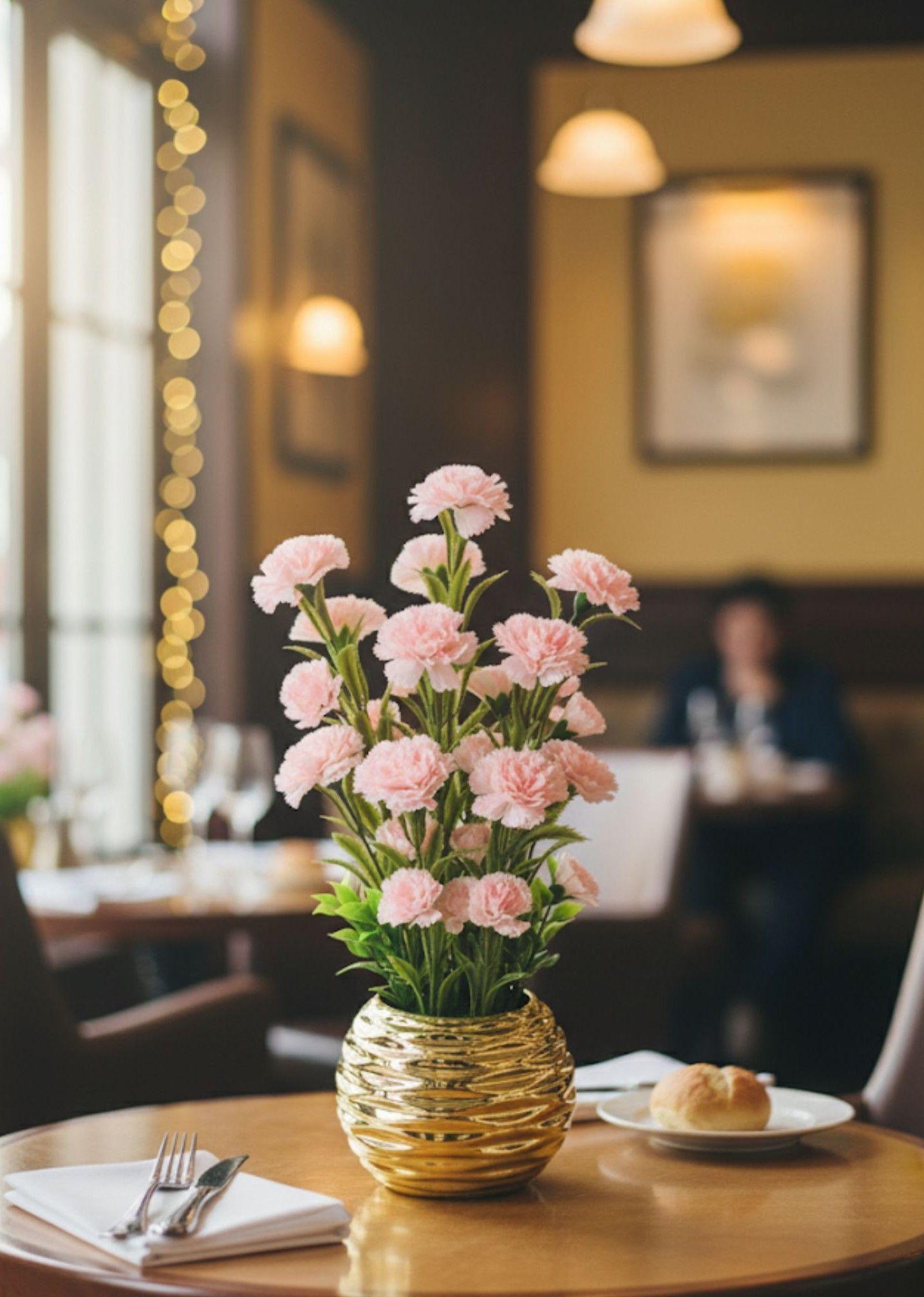 Planta Artificial Decorativa Arreglo Floral Adorno Hogar Jhn-7