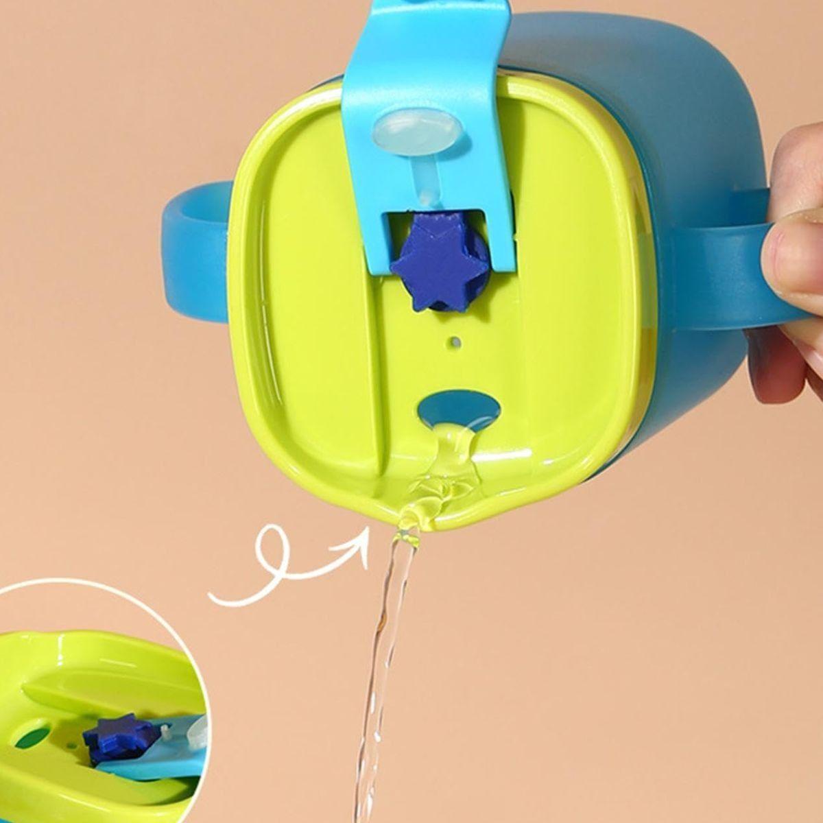 SET 4 VASOS ANTIDERRAME CON PAJILLA BEBE ERGONOMICA LAU-7