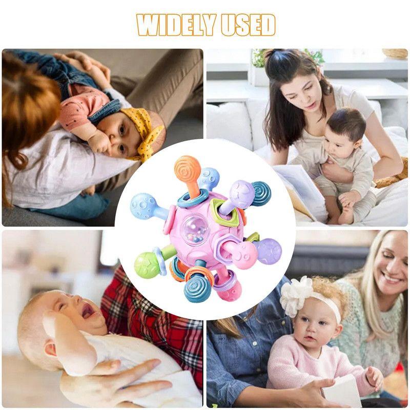 Set 2 Mordedor Juguete Estimulacion Pelota Bebes Lau-6