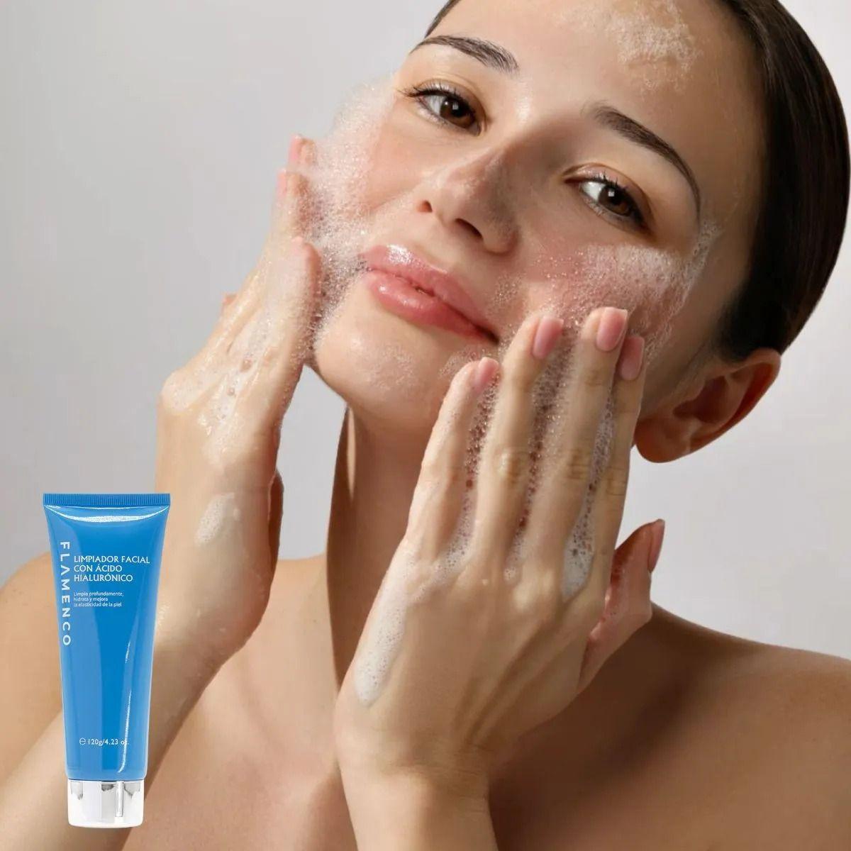 SET 2 LIMPIADOR FACIAL HIDRATANTE CON ACIDO HIALURONICO -3