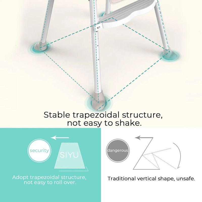 SILLA PARA COMER BEBE DESMONTABLE MULTIFUNCIONAL LAU-8