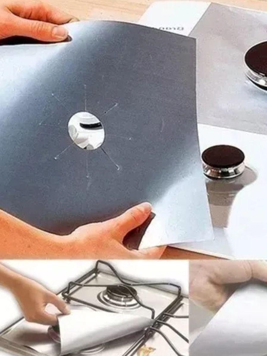 Set 5 Papel Aluminio Lámina Protectora Reutilizable Jhn-6