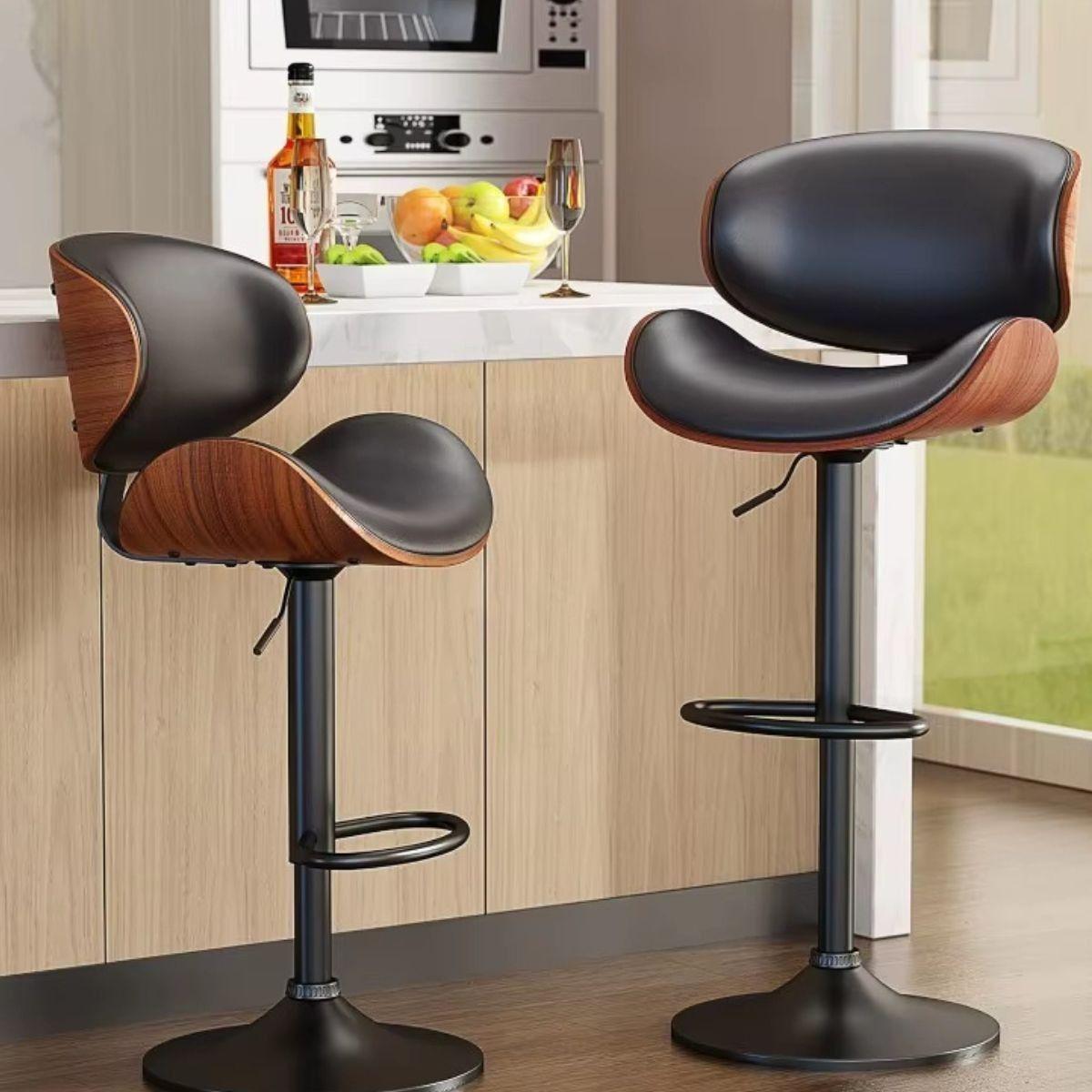 BANCO ALTO DE COCINA ERGONOMICO CONFORT ELEGANTE HOGAR LAU-7