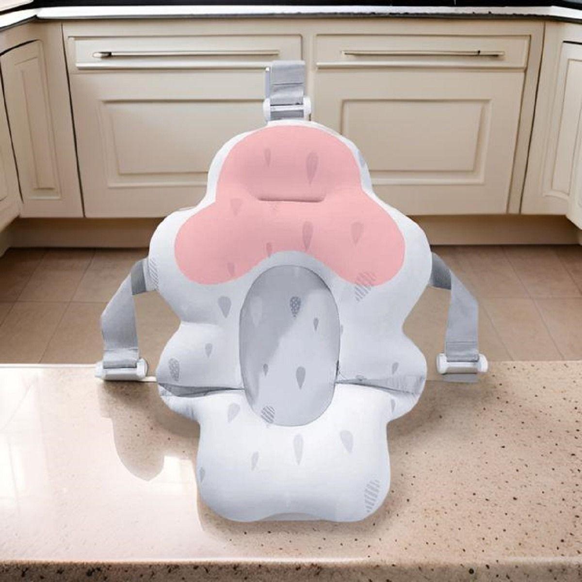 Almohada Cojin Apoyo Tina Baño Diseño Nube Bebes Lau-2