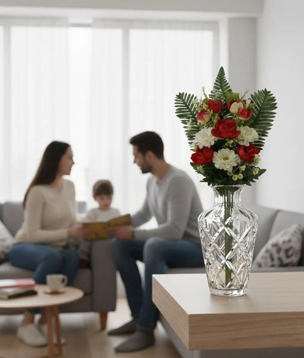 Set 2 Ramo Floral Artificial Elegancia Hogar Decorativo Jhn-5