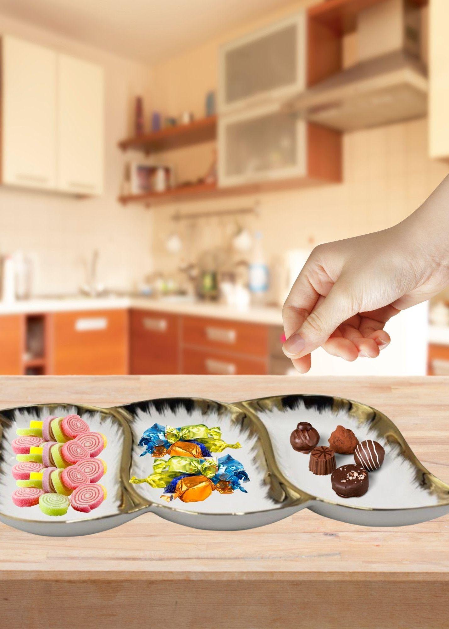 Bandeja Decorativa Servir Almacenamiento Multifuncional Jhn-3