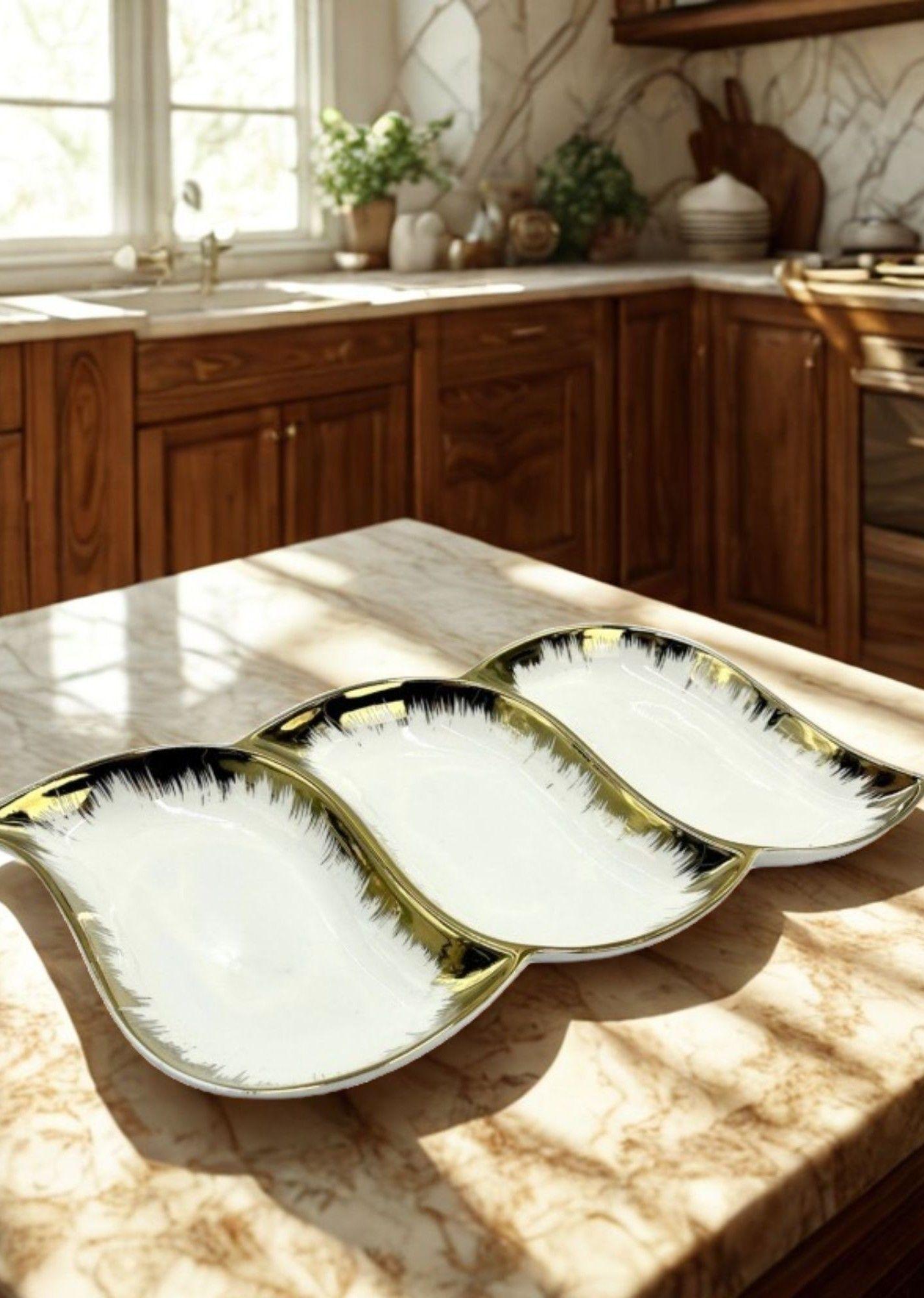 Bandeja Decorativa Servir Almacenamiento Multifuncional Jhn-6