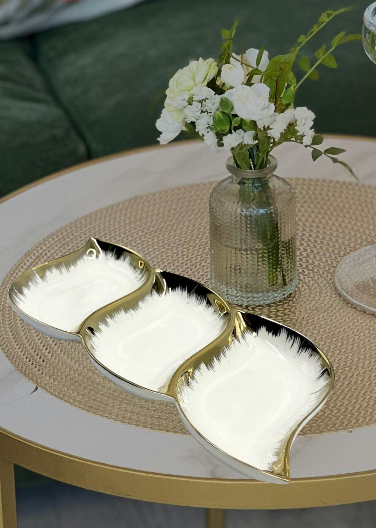 Bandeja Decorativa Servir Almacenamiento Multifuncional Jhn-7