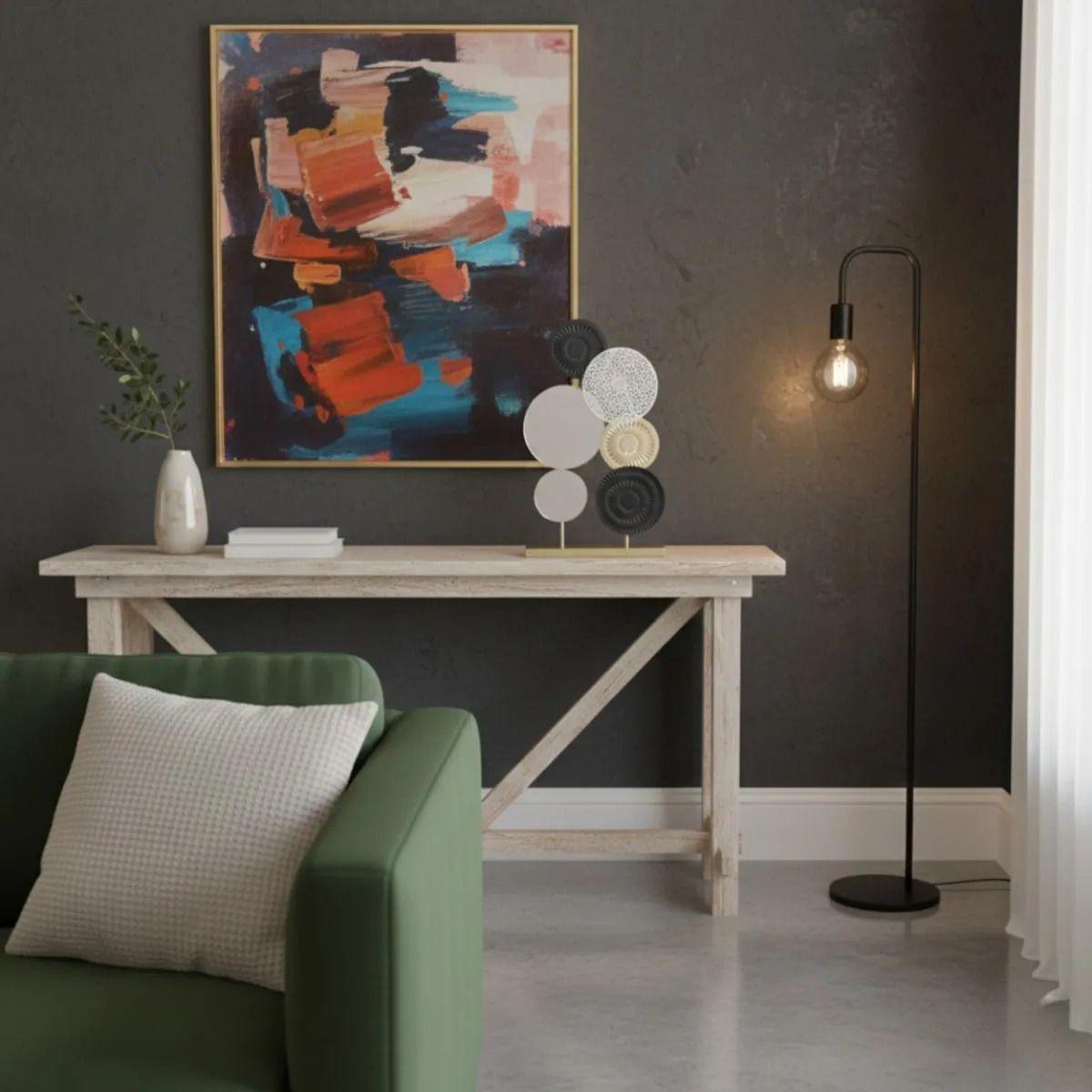 Estatua Figura Decorativa Adorno Discos Texturizados Jhn-5