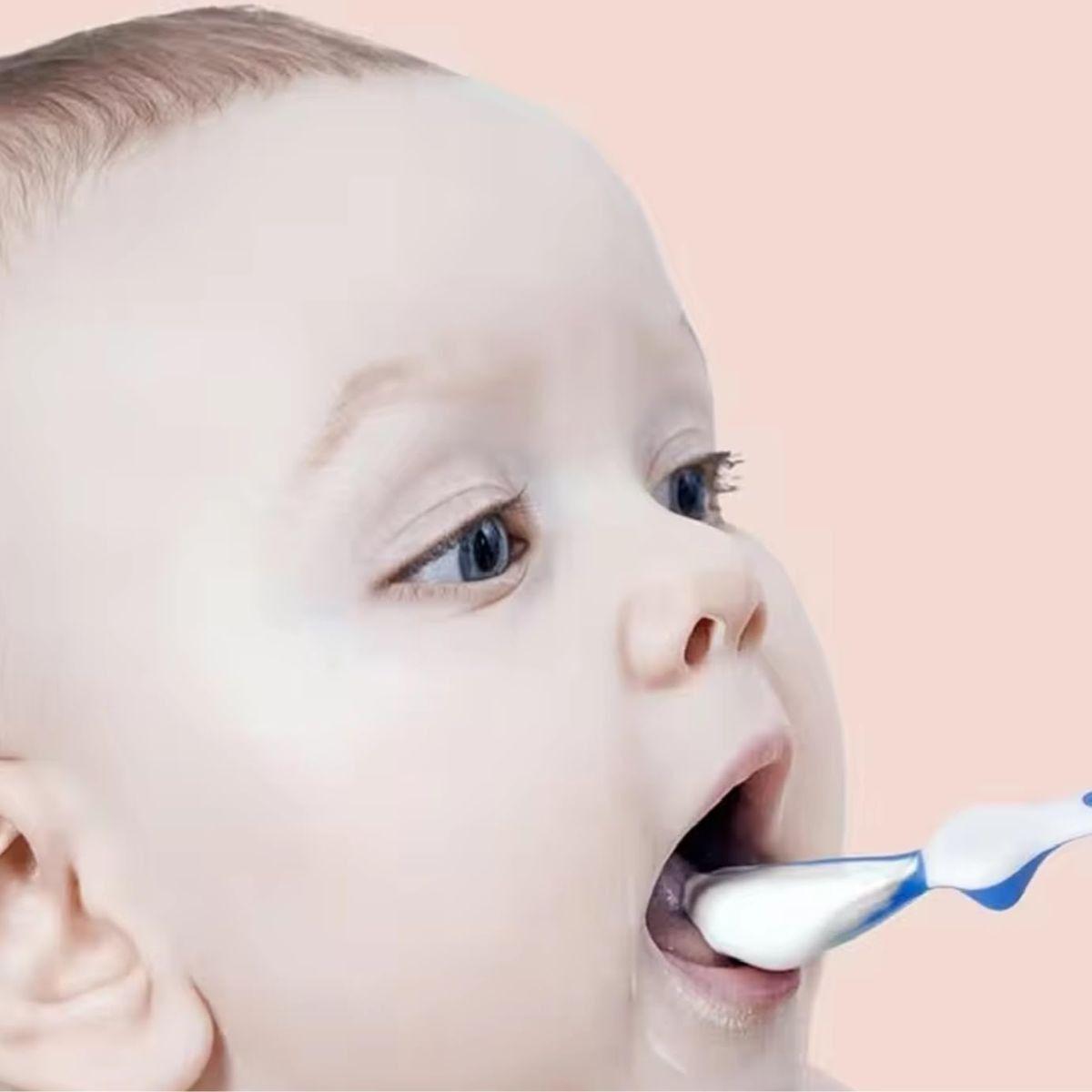 SET 6 CUCHARAS ENTRENAMIENTO SILICONA SUAVE BEBE LAU-2