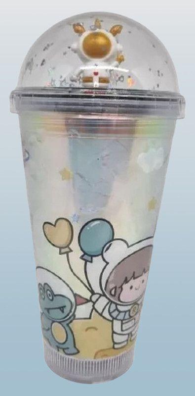 Vaso Acrílico Doble Pared Popote Astronauta Portatil Rondon
-6