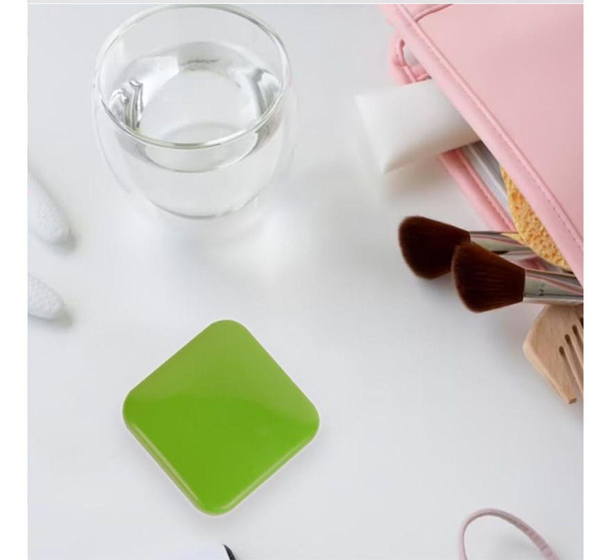 SET 6 PASTILLEROS MINI 2 COMPARTIMIENTO VERDE PORTATIL LAU-2