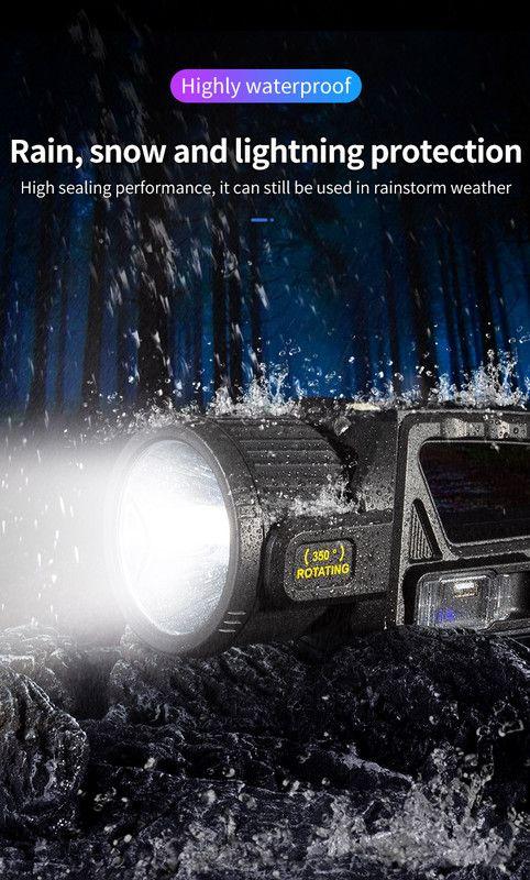 Linterna LED Recargable Giratorio Exteriores Solar Rondon -9