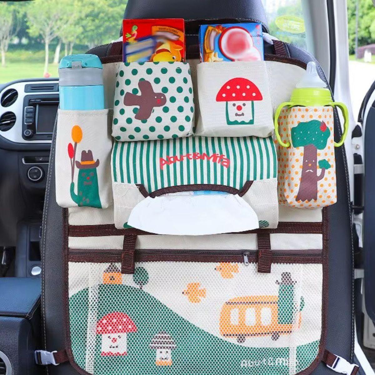 ORGANIZADOR DE ASIENTO TRASERO DE AUTO DIBUJOS ANIMADOS LAU-2