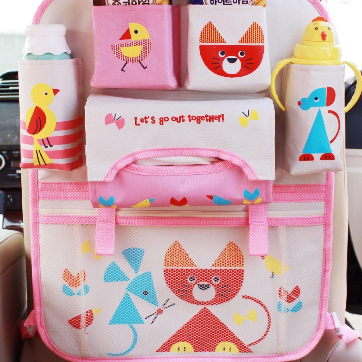 ORGANIZADOR DE ASIENTO TRASERO DE AUTO DIBUJOS ANIMADOS LAU-4