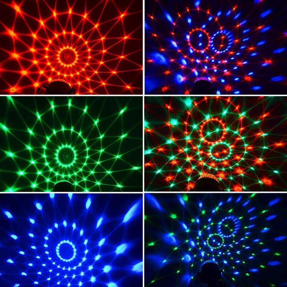 Lámpara Noche Estrellada Dj Color Led Fiesta Girando Rondon-2