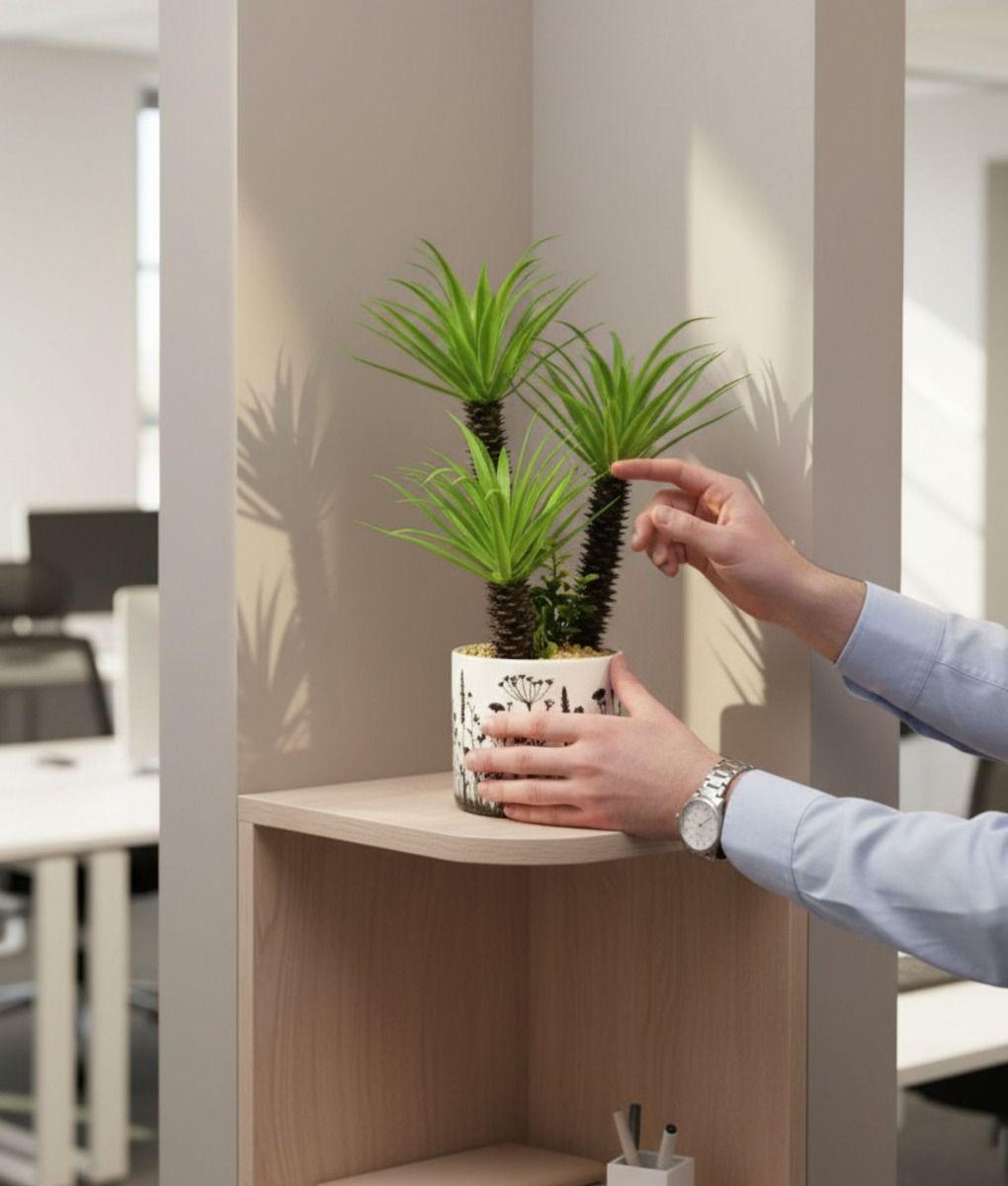 Planta Artificial Decorativa Adorno Hogar Moderno Jhn-4