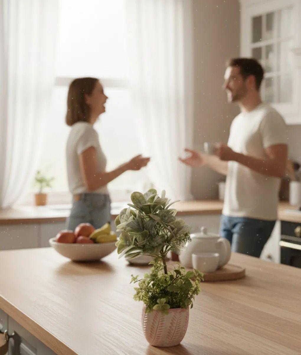 Planta Decorativa Artificial Estilo Boj Suculenta Adorno Jhn-2