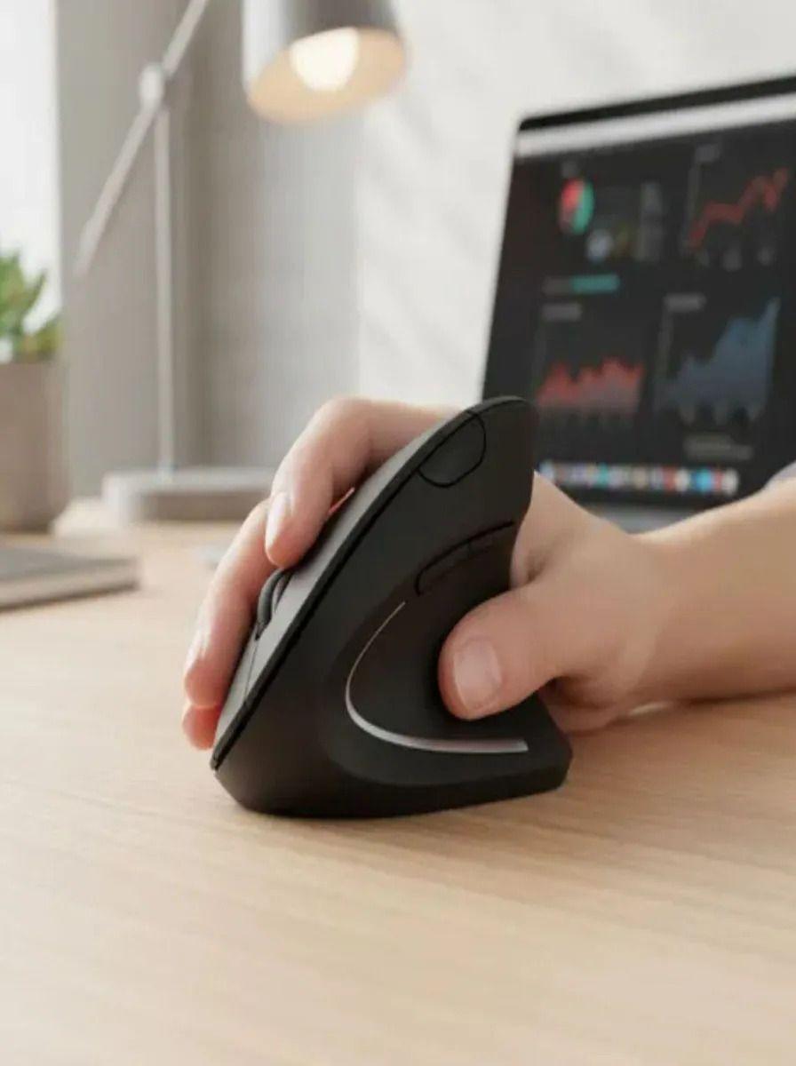 Mouse Ergonomico Vertical Inalambrico PC Lapto Lau-9