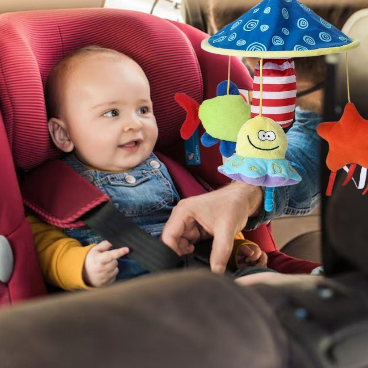 SONAJERO MUSICAL JUGUETE COLGANTE CARRUSEL GIRA BEBE LAU-2