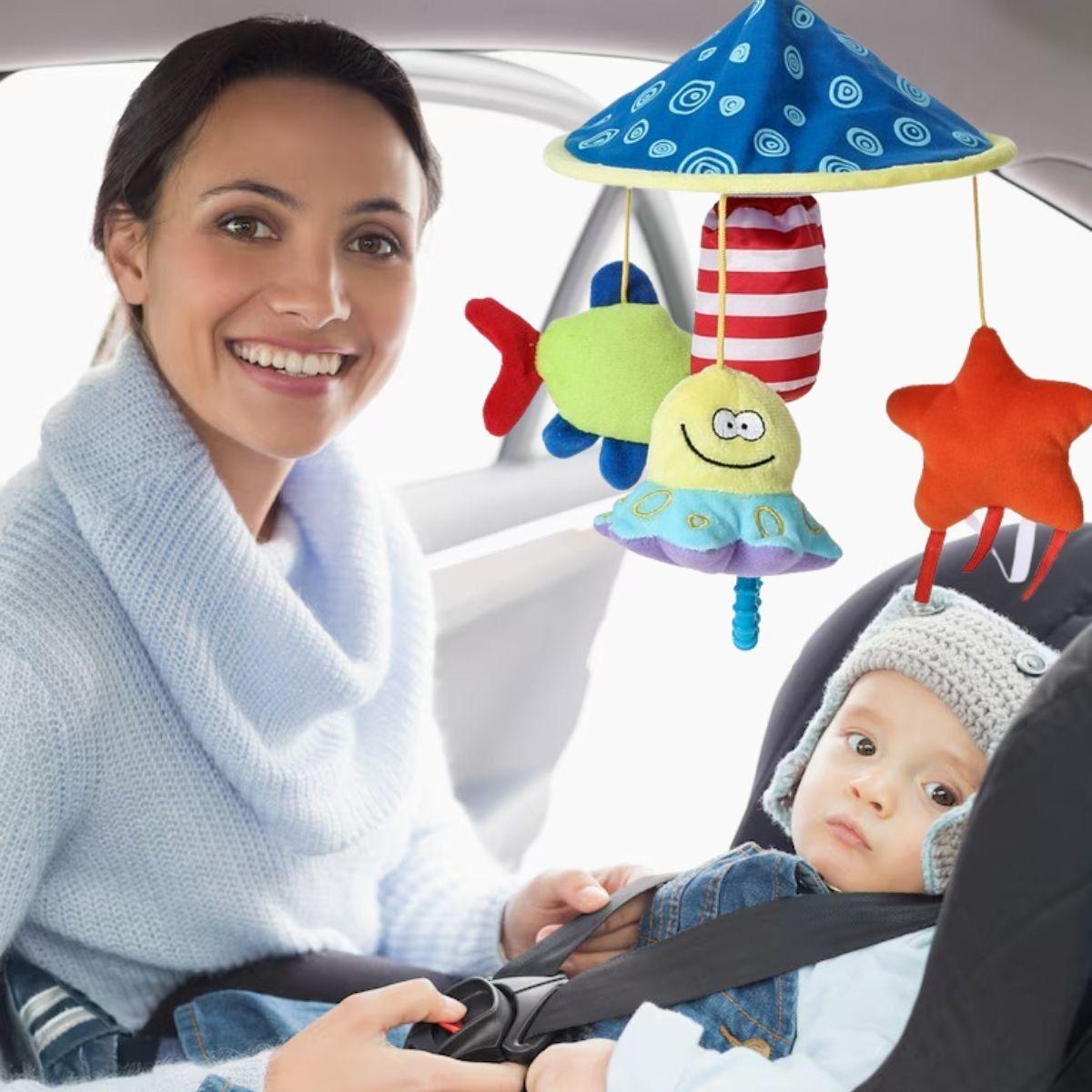 SONAJERO MUSICAL JUGUETE COLGANTE CARRUSEL GIRA BEBE LAU-6