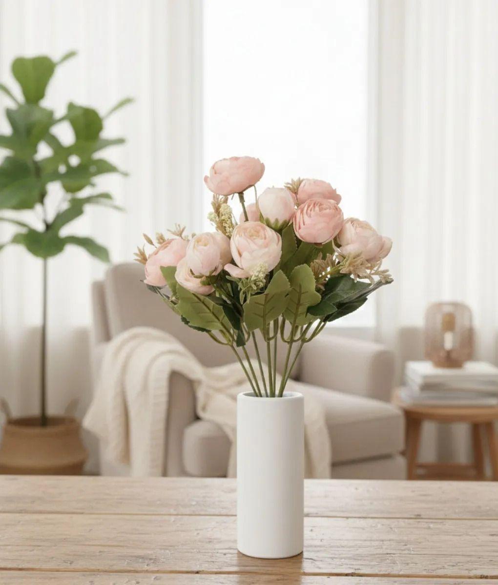 Set 2 Ramo Decorativo Flores Artificiales Adorno Floral Jhn-7