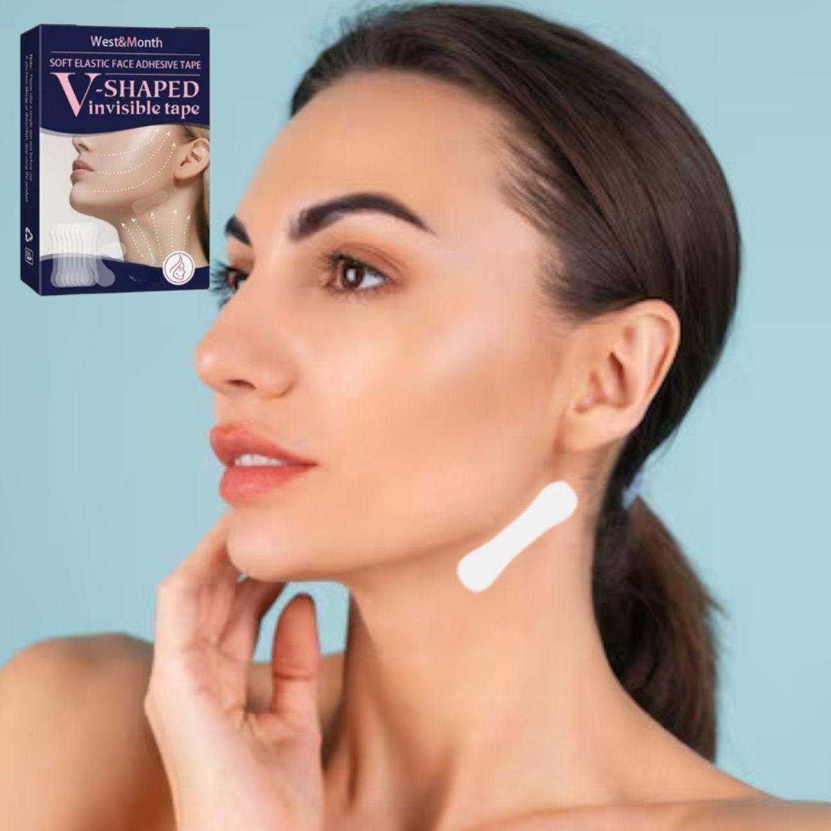 SET 8 PACK PARCHES ESTIRAMIENTO FACIAL INVISIBLE LAU-2