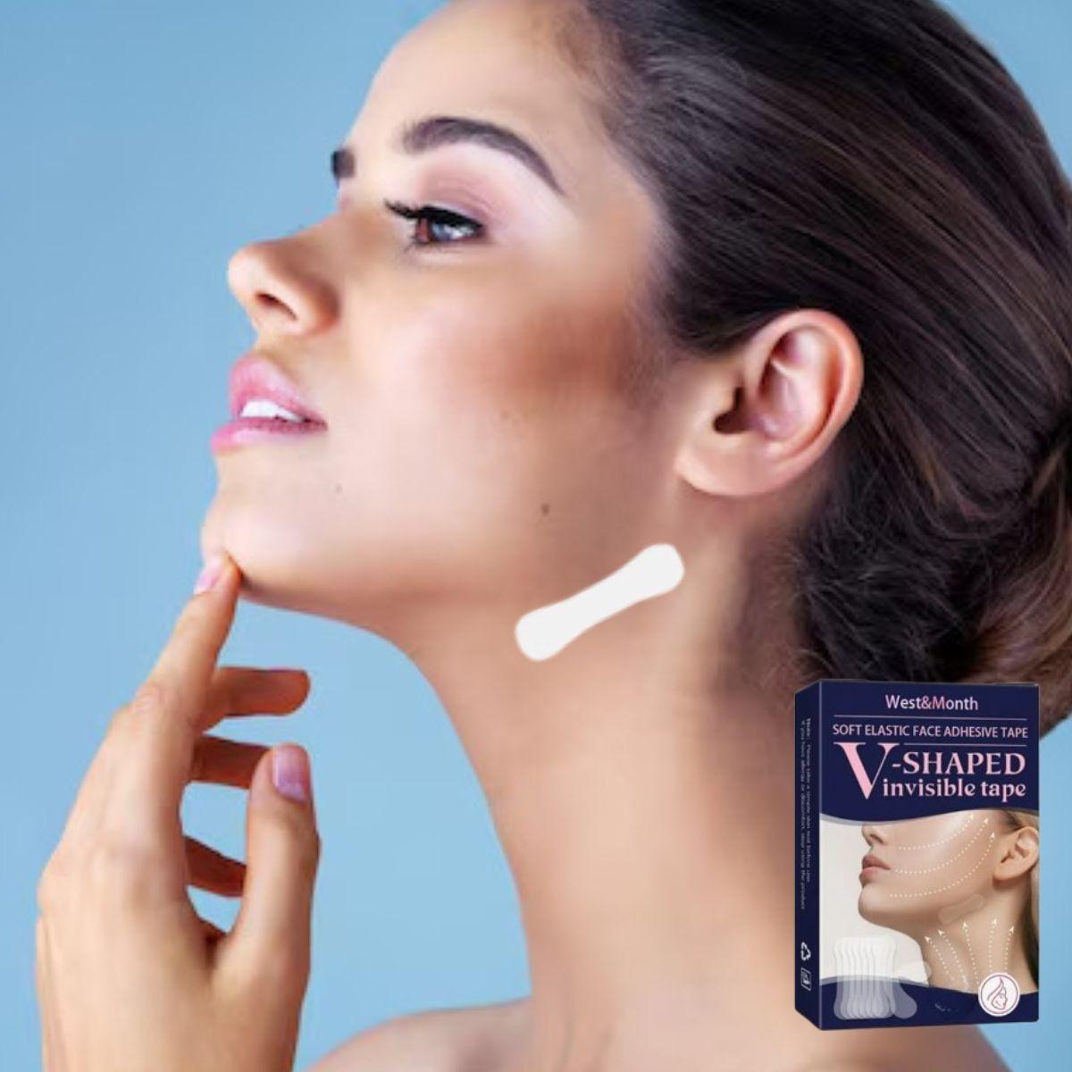 SET 8 PACK PARCHES ESTIRAMIENTO FACIAL INVISIBLE LAU-9