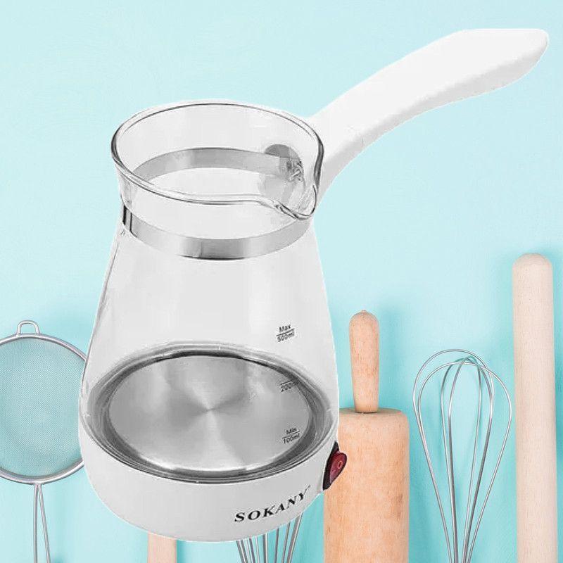 Hervidora Jarra Tetera Cafetera Vidrio Te Cocina 500ml Lau-2