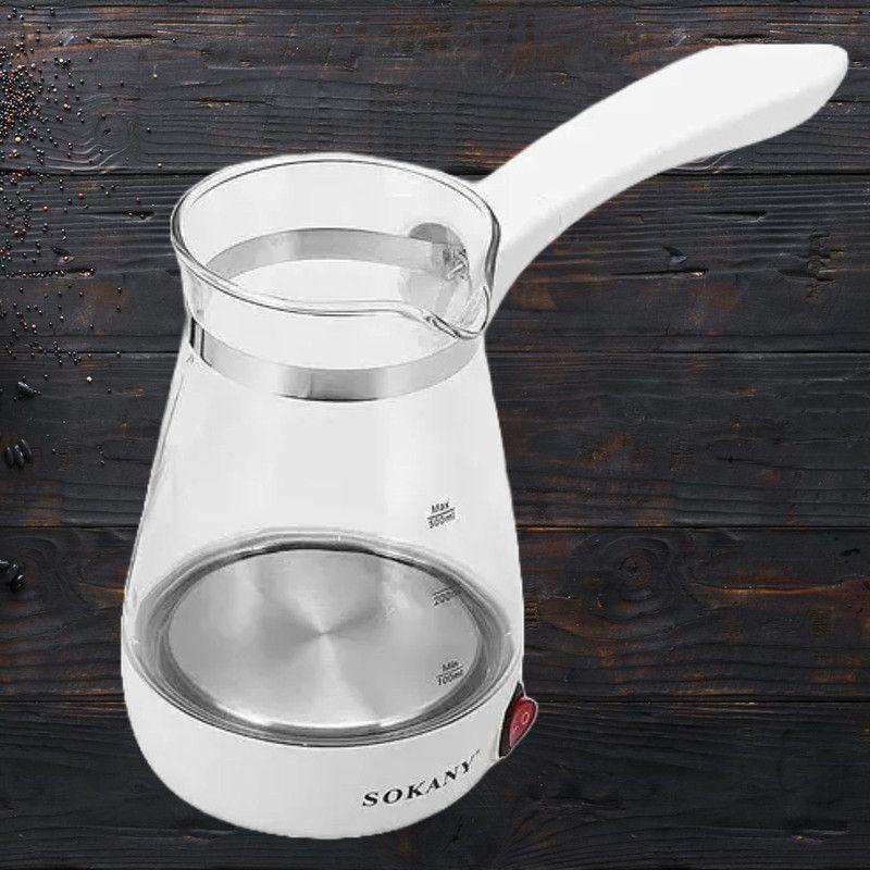 Hervidora Jarra Tetera Cafetera Vidrio Te Cocina 500ml Lau-6
