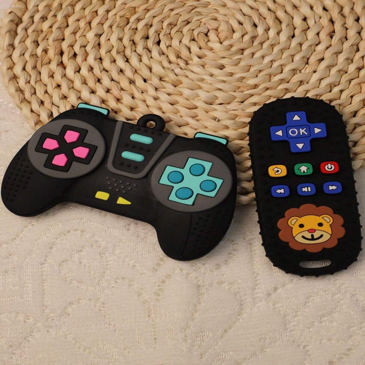 Set 3 Mordedor Silicona Forma Control Joystick Bebes Lau -5