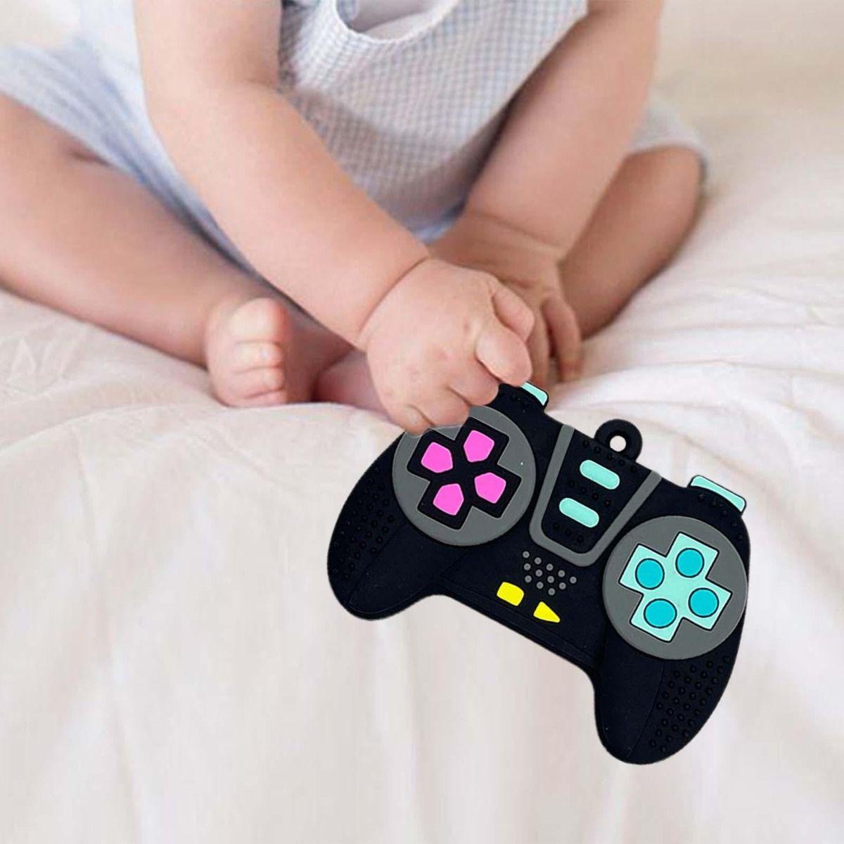 Set 3 Mordedor Silicona Forma Control Joystick Bebes Lau -7