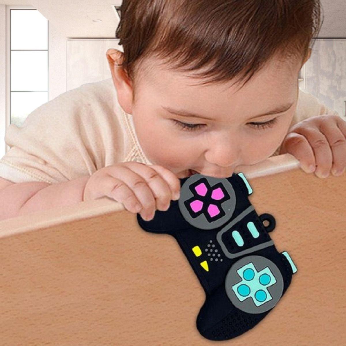 Set 3 Mordedor Silicona Forma Control Joystick Bebes Lau -8