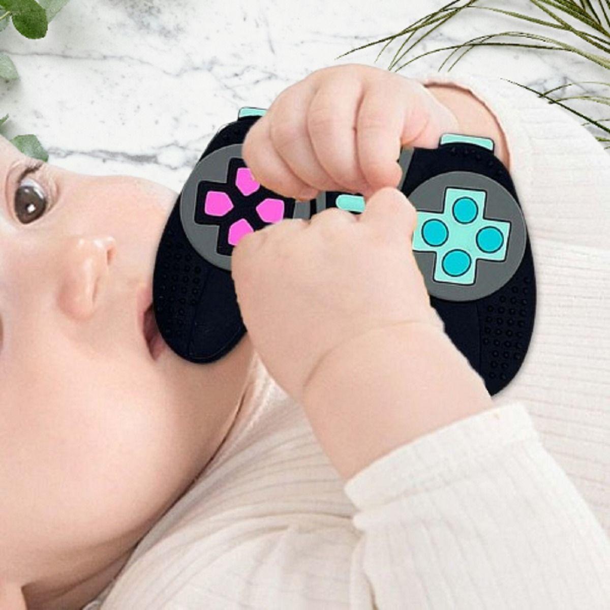 Set 3 Mordedor Silicona Forma Control Joystick Bebes Lau -9