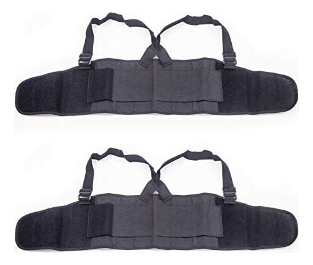 FAJA CINTURON SOPORTE LUMBAR CON TIRANTES AJUSTABLE LAU-4