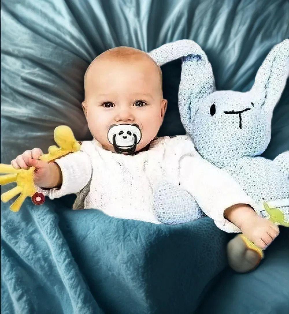 Set 3 Mordedor Silicona Forma Jirafa Rasca Encias Bebes Lau-9