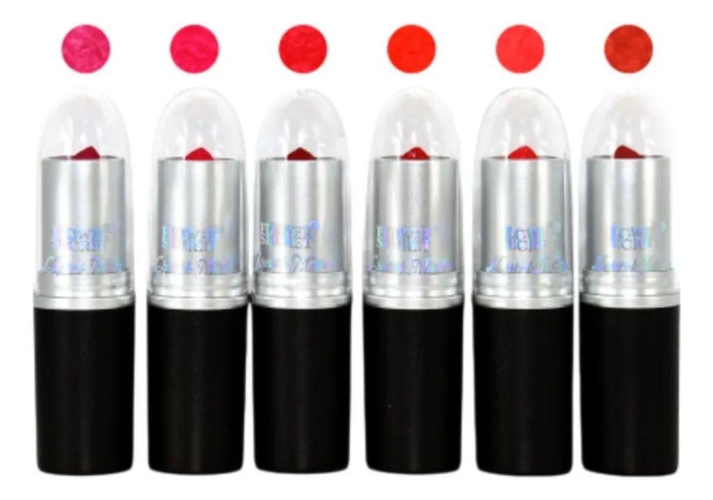 Paq 24 Labiales Barra Matte Larga Duración Cremoso ALJ-2