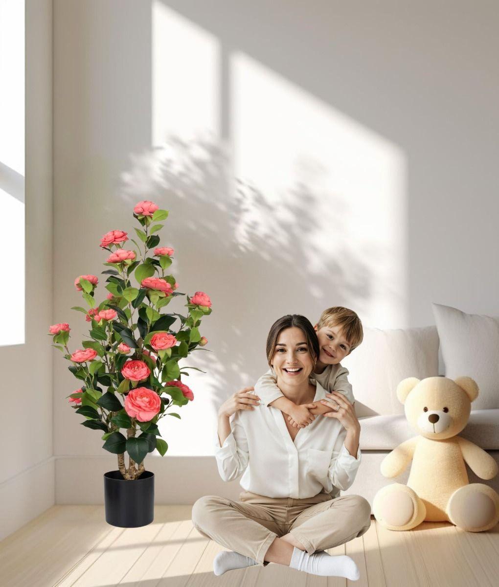 Planta Artificial Sintética Decorativa Moderna Hogar Jhn-4