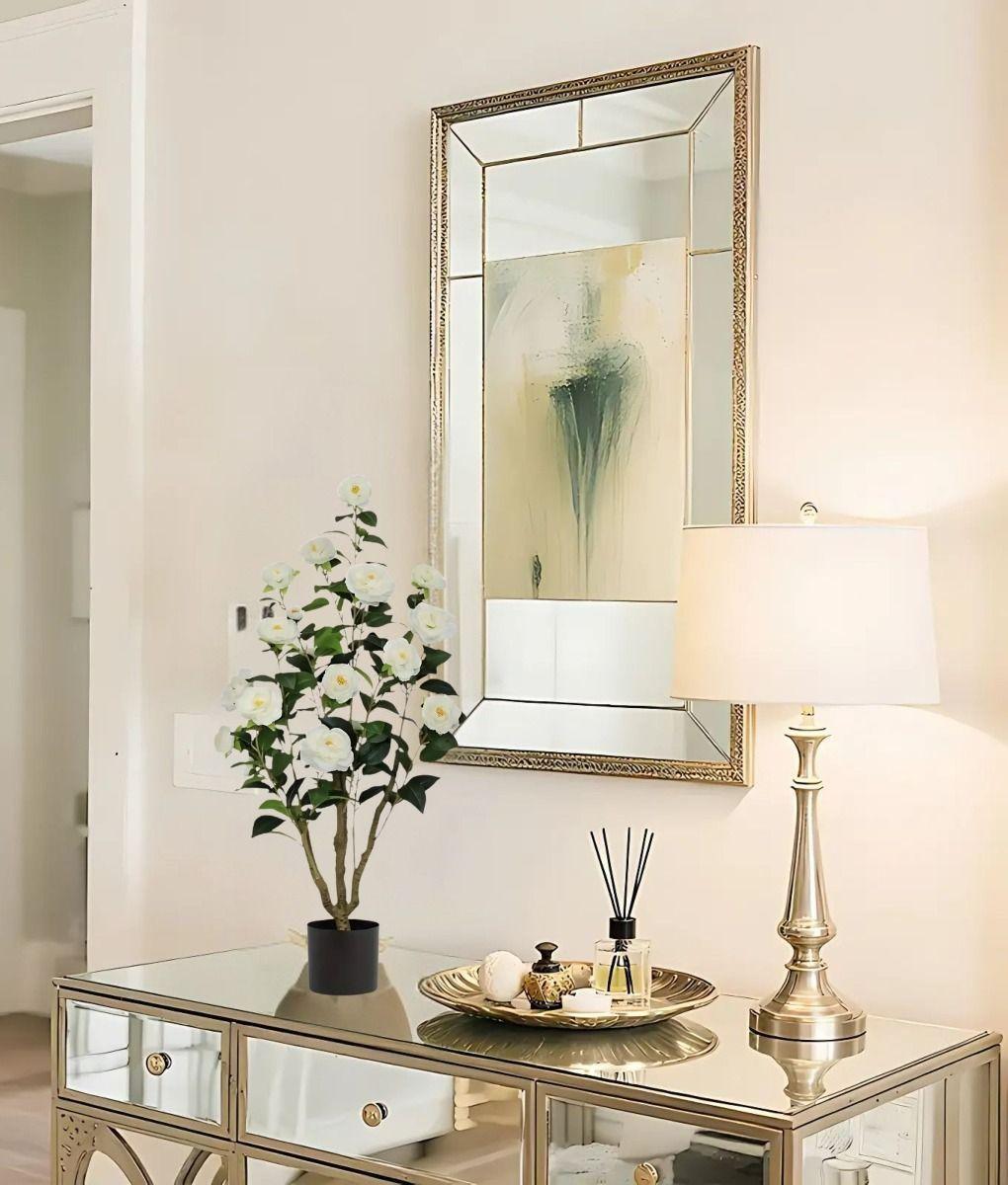 Planta Artificial Sintética Decorativa Moderna Hogar Jhn-8