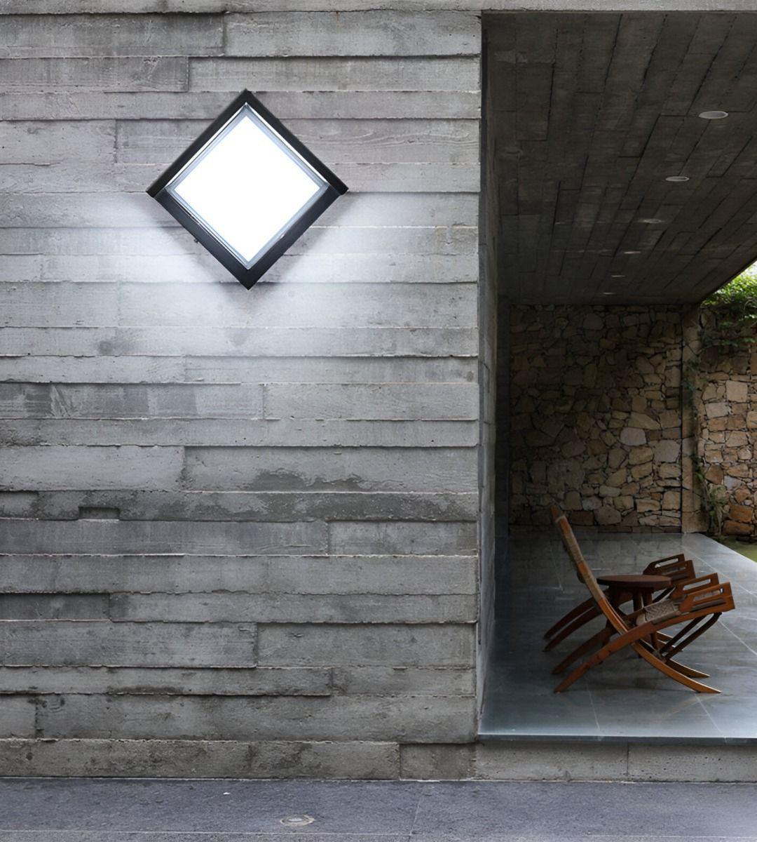 Aplique Pared LED Resistente Lámpara Decorativa Cuadrada Jhn-7