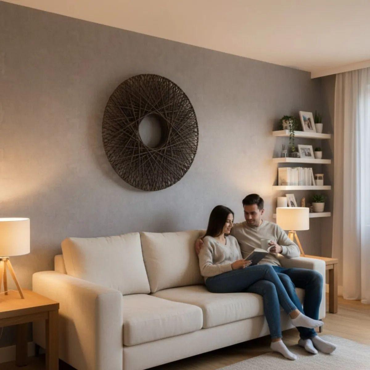 Aro Decorativo Pared Entrelazado Artesanal Moderno AJ-2