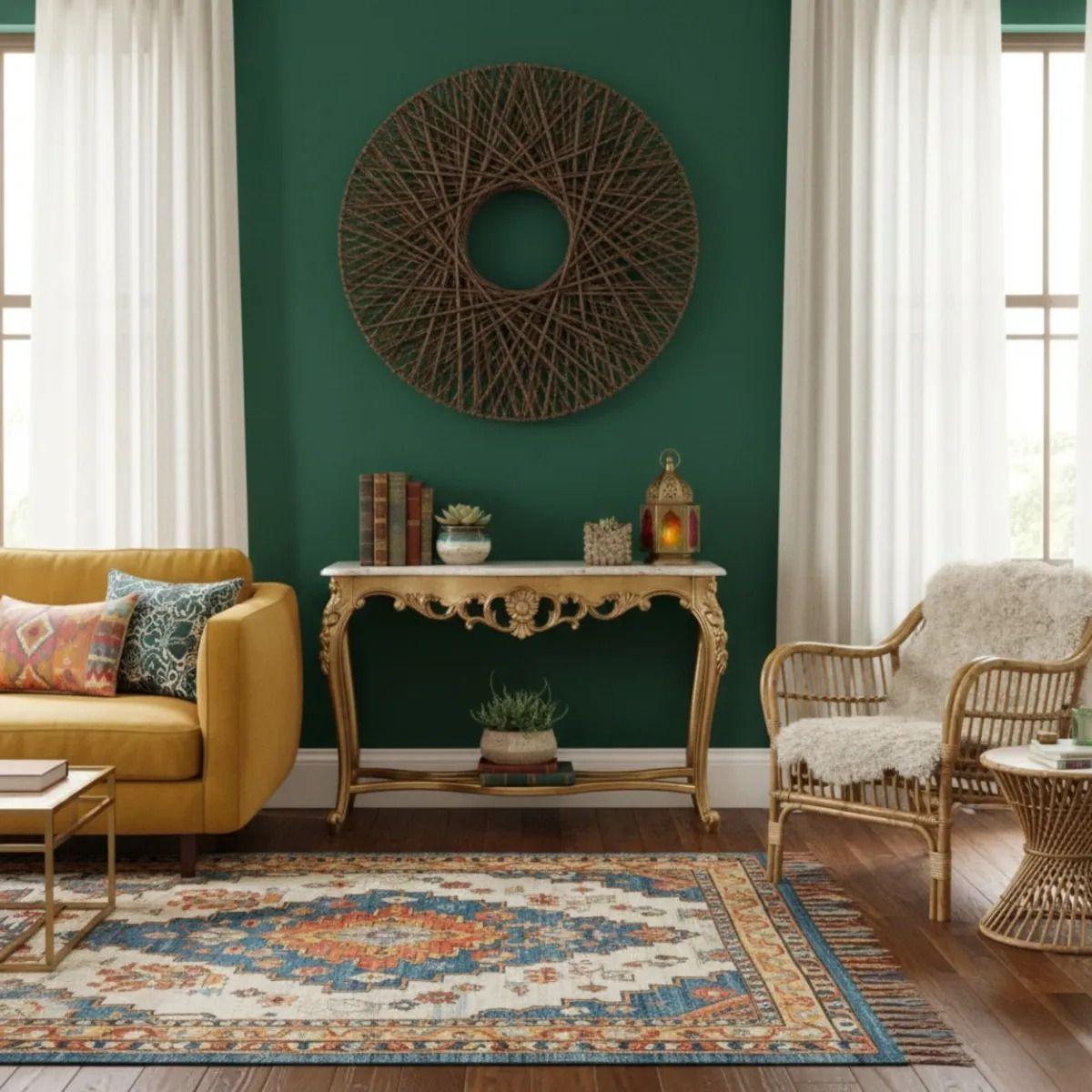 Aro Decorativo Pared Entrelazado Artesanal Moderno AJ-6