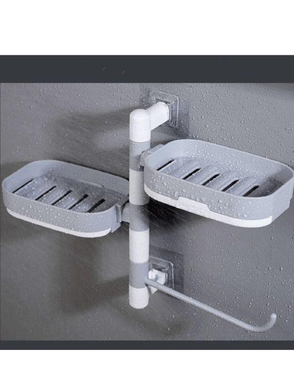 Estante Jabón Pared Multiuso Bandeja Baño Jabonera Rondon-7