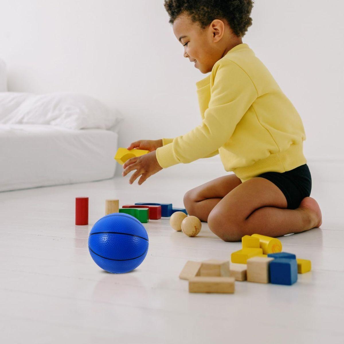 Set 12 Pelota Saltarina Inflable Liviana Educativa Jhn-4