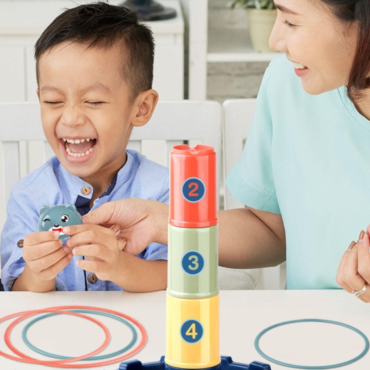 SET 3 JUGUETES APILADO DE AROS INTERACTIVO DIVERSION LAU-5