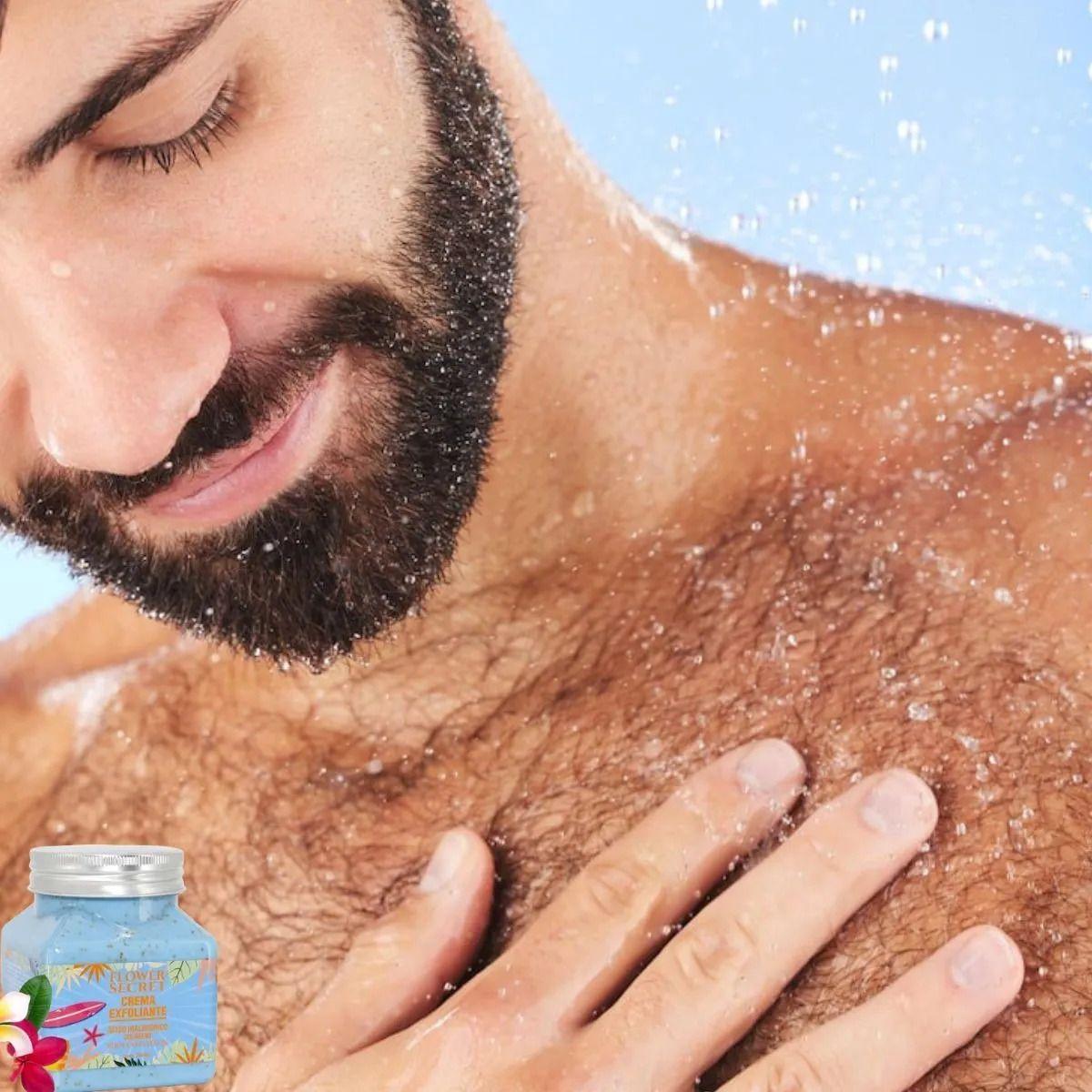 Set 2 Crema Exfoliante Corporal Colageno para Hombres Lau-2